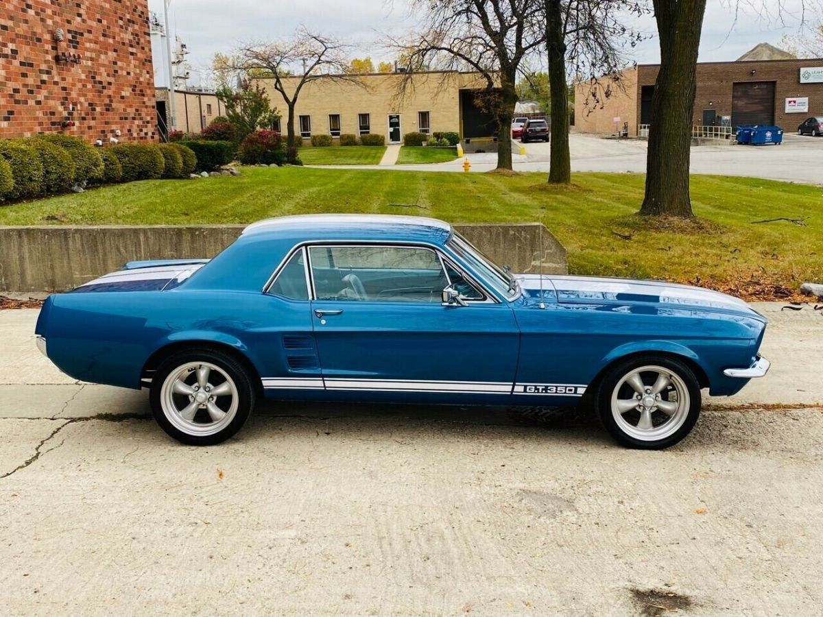 1967 Blue Ford Mustang Coupe