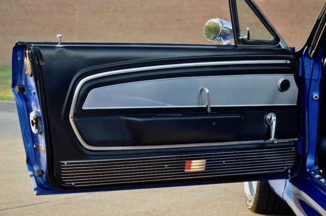 1967 Blue and White Ford Mustang Convertible