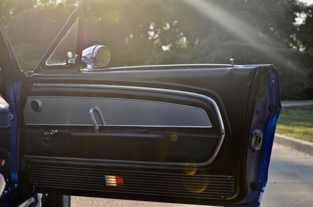 1967 Blue and White Ford Mustang Convertible