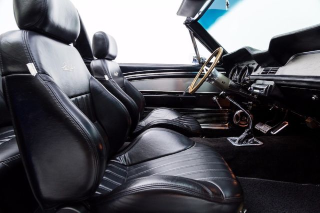 1967 Blue and White Ford Mustang Convertible