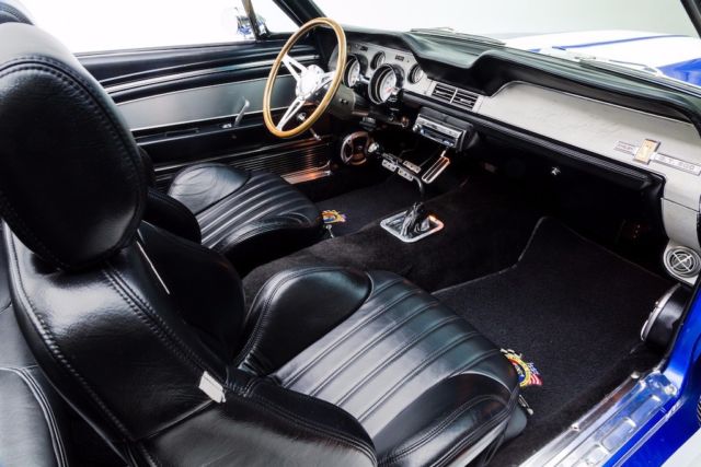 1967 Blue and White Ford Mustang Convertible