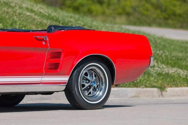 1967 Red Ford Mustang