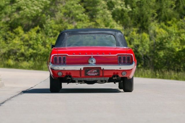 1967 Red Ford Mustang