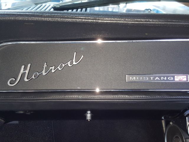 1967 Blue with white stripes Ford Mustang Coupe