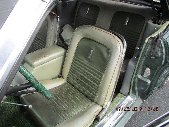 1967 Green Ford Mustang Convertible