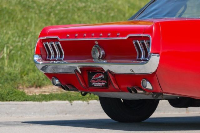 1967 Red Ford Mustang Convertible