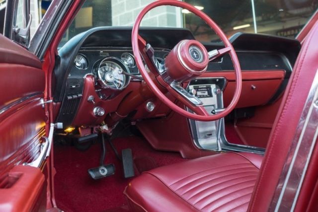1967 Red Ford Mustang Convertible