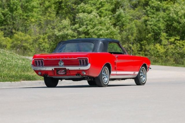 1967 Red Ford Mustang Convertible