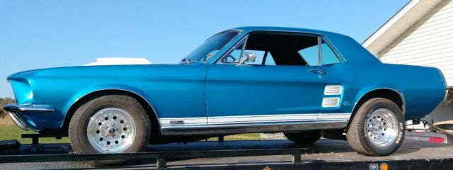 1967 Blue Ford Mustang Coupe