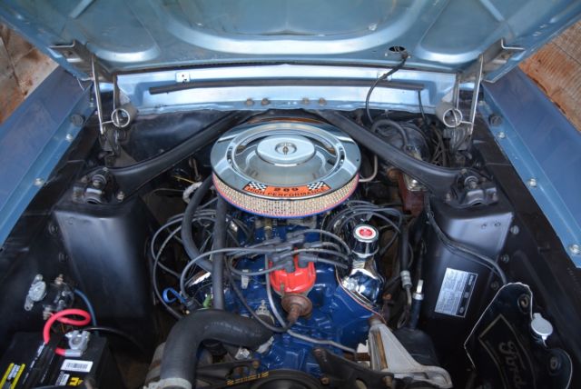 1967 Blue Ford Mustang Fastback