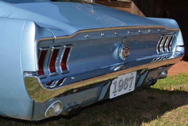 1967 Blue Ford Mustang Fastback