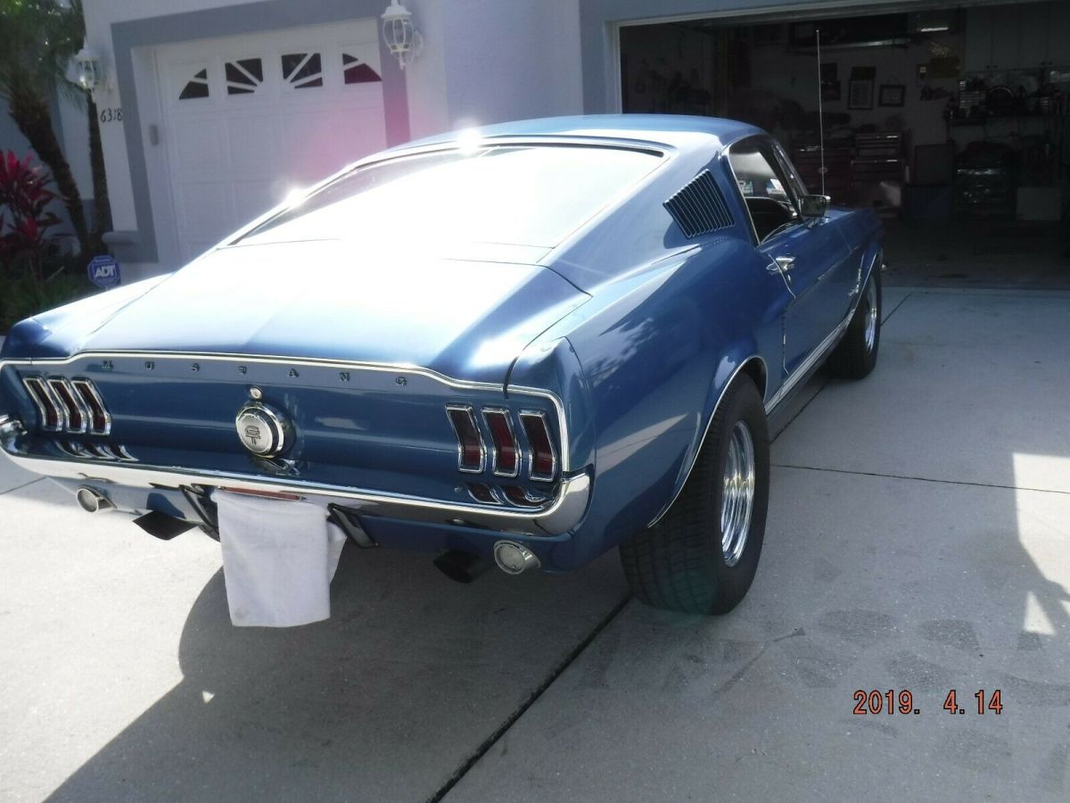 1967 ACAPULCO BLUE Ford Mustang Hardtop