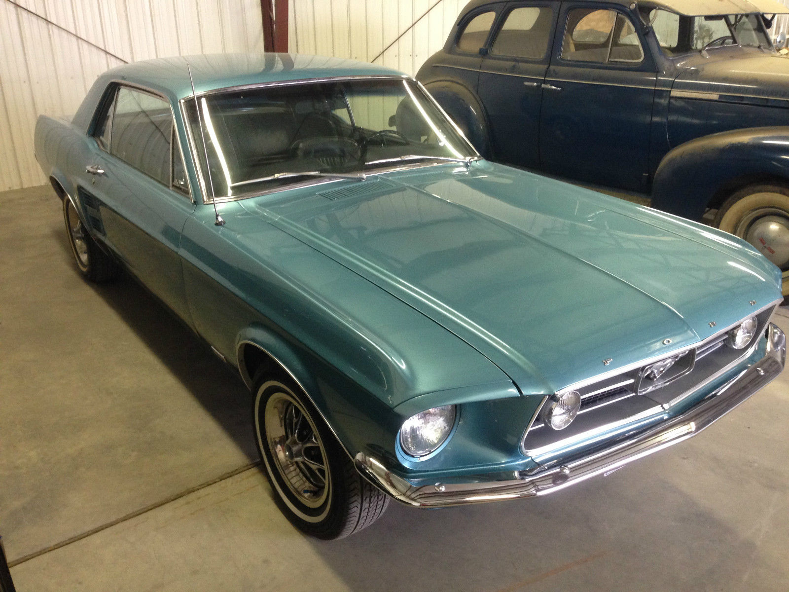 1967 Blue Ford Mustang Coupe