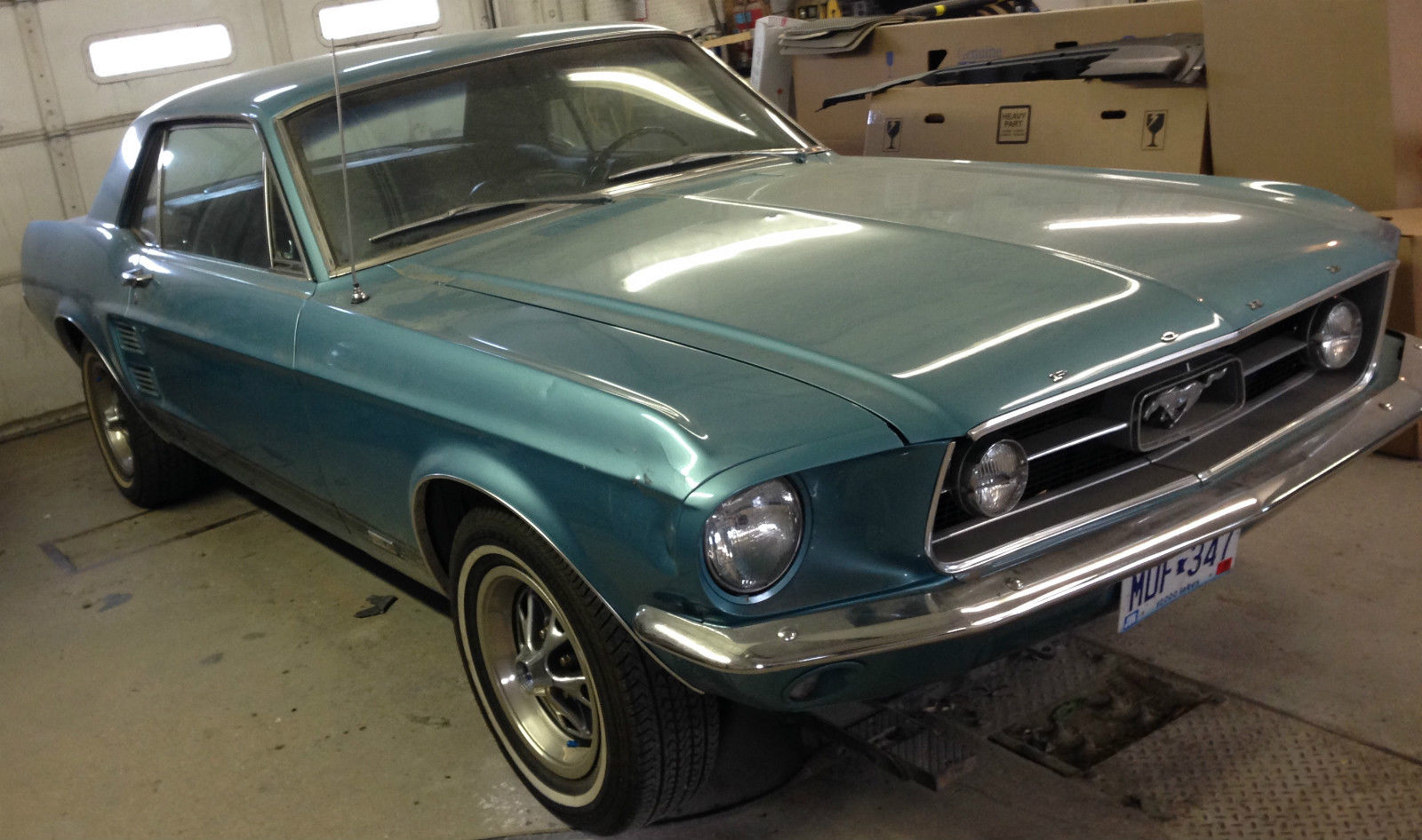 1967 Blue Ford Mustang Coupe