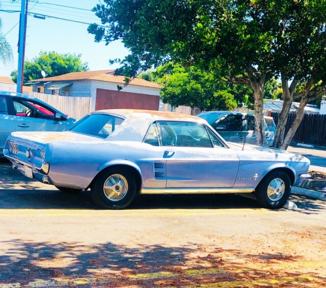 1967 Blue Ford Mustang Coupe