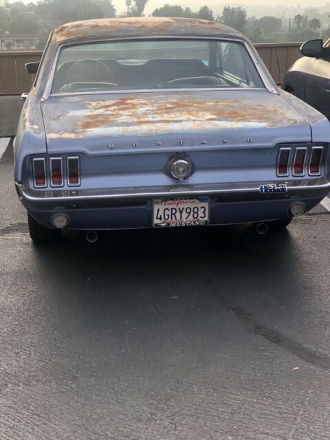 1967 Blue Ford Mustang Coupe