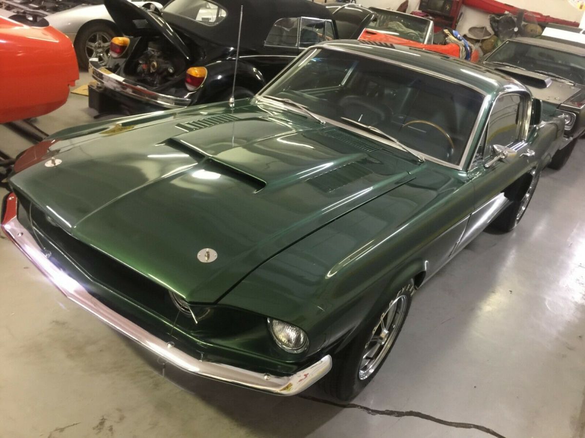 1967 Green Ford Mustang Fastback
