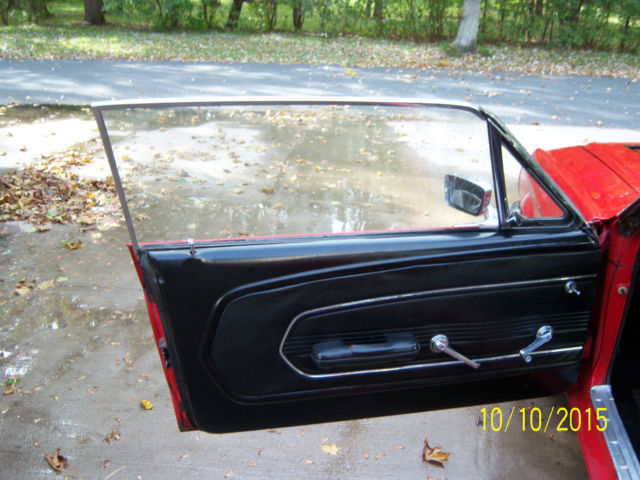 1967 Red Ford Mustang Coupe