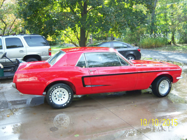 1967 Red Ford Mustang Coupe