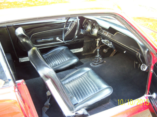 1967 Red Ford Mustang Coupe