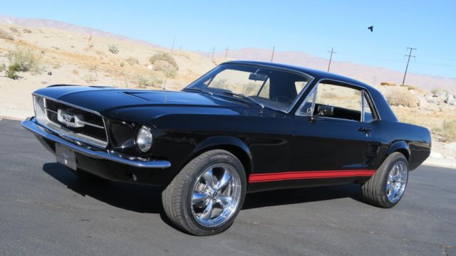 1967 FORD MUSTANG RAVEN BLACK C CODE 351W UPGRADED! RESTORED IN 201 for ...