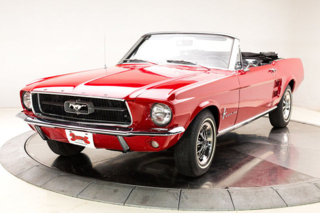 1967 Red Ford Mustang --