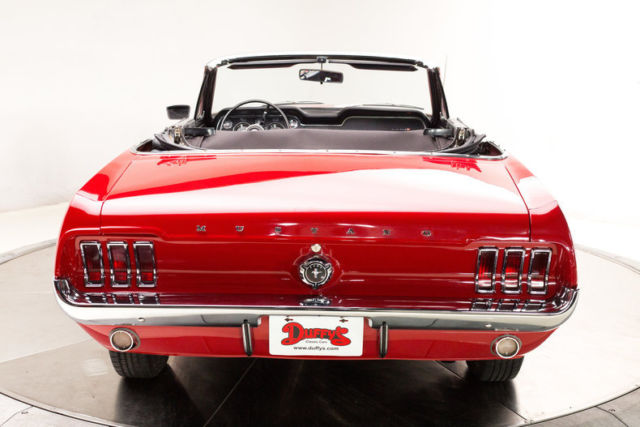 1967 Red Ford Mustang --