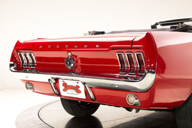 1967 Red Ford Mustang --