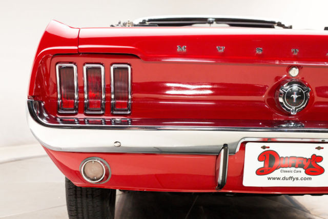 1967 Red Ford Mustang --