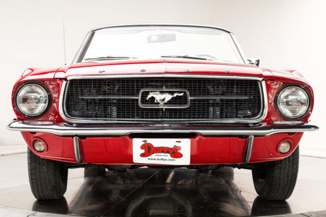 1967 Red Ford Mustang --
