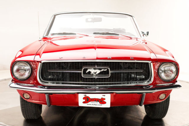 1967 Red Ford Mustang --