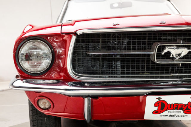 1967 Red Ford Mustang --