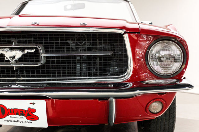 1967 Red Ford Mustang --