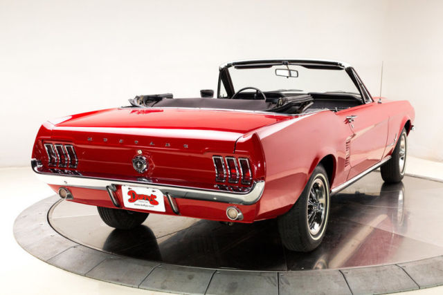 1967 Red Ford Mustang --