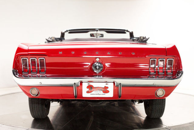 1967 Red Ford Mustang --