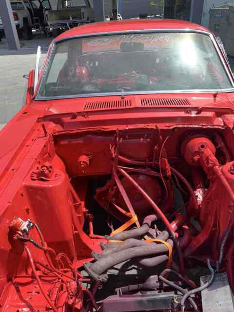 1967 Red Ford Mustang