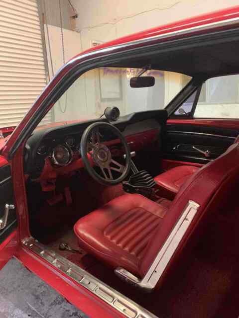 1967 Red Ford Mustang