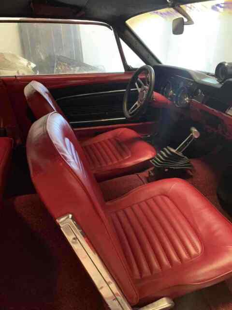 1967 Red Ford Mustang