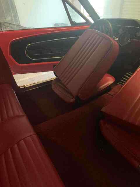 1967 Red Ford Mustang