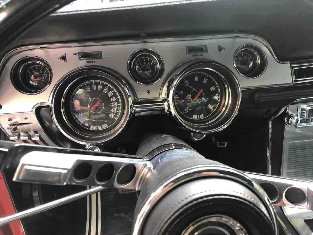 1967 Red Ford Mustang