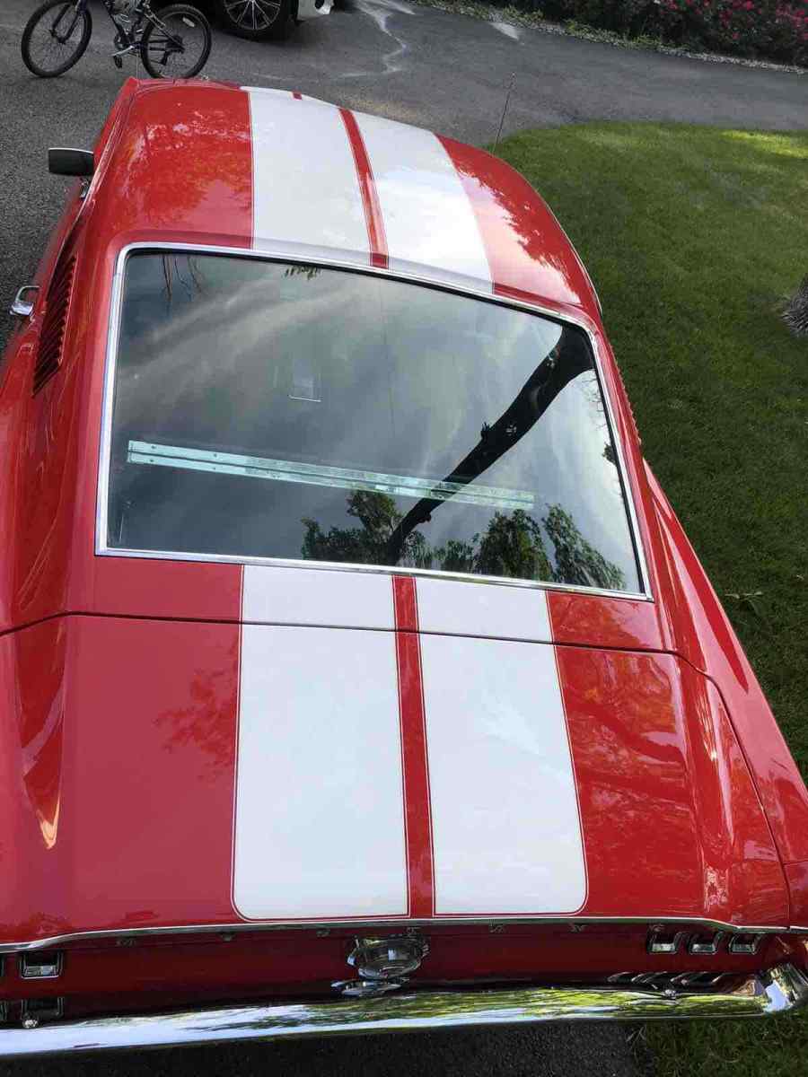 1967 Red Ford Mustang