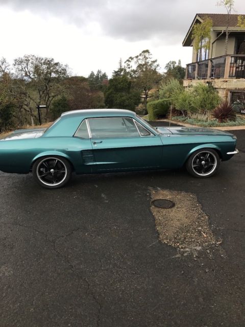 1967 Green Ford Mustang Coupe