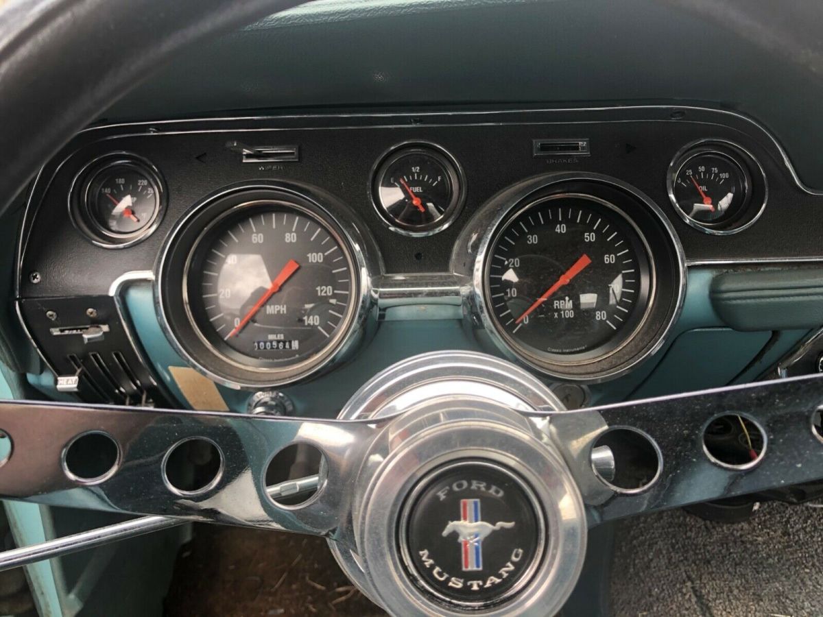 1967 Blue Ford Mustang Coupe