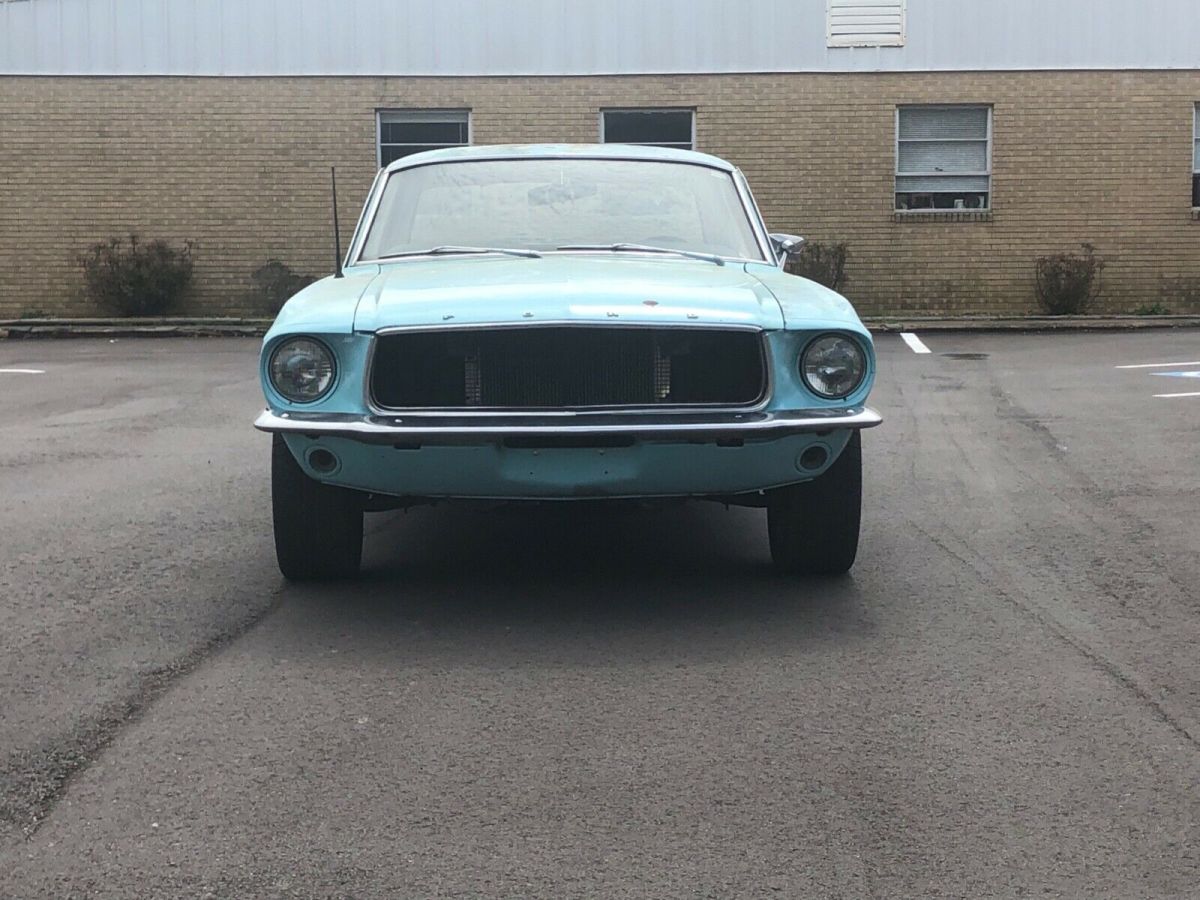 1967 Blue Ford Mustang Coupe