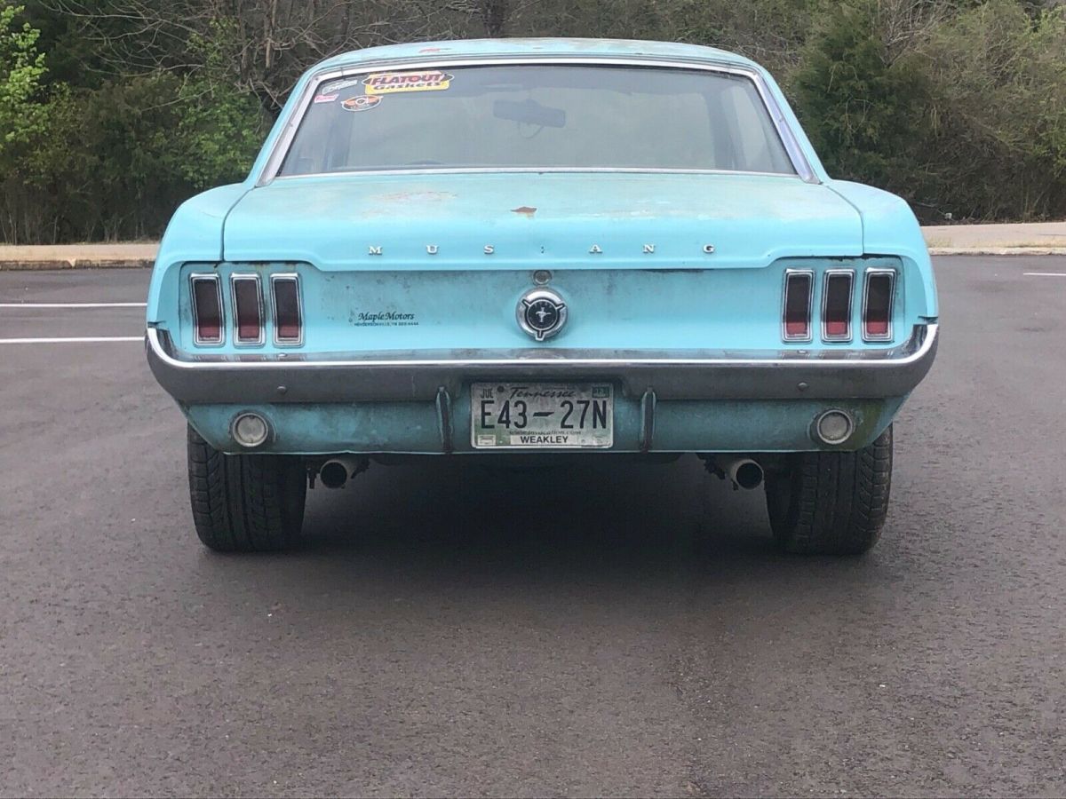 1967 Blue Ford Mustang Coupe