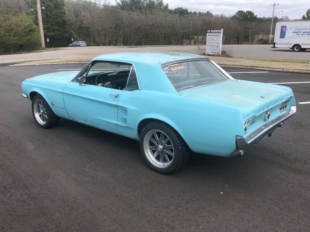 1967 Blue Ford Mustang Coupe