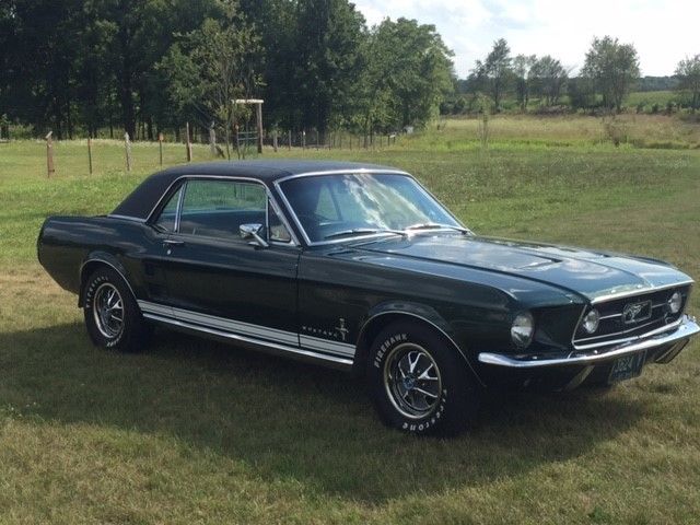 1967 Green Ford Mustang Coupe