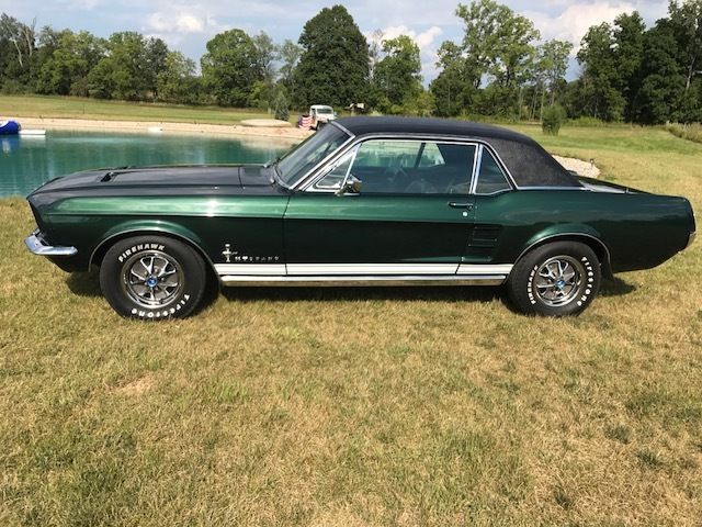 1967 Green Ford Mustang Coupe