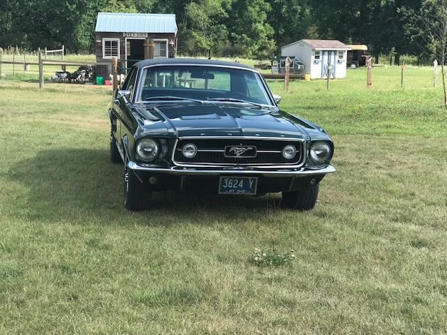 1967 Green Ford Mustang Coupe