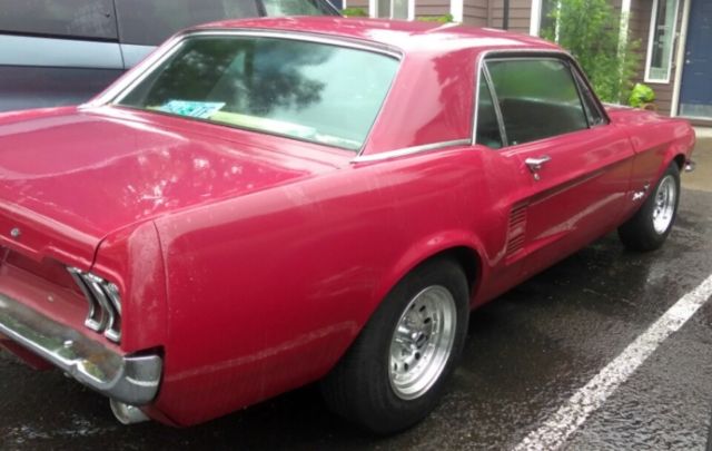 1967 Red Ford Mustang Coupe